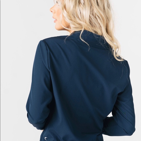 Zyia Navy Chill Note Jacket - Picture 2 of 2